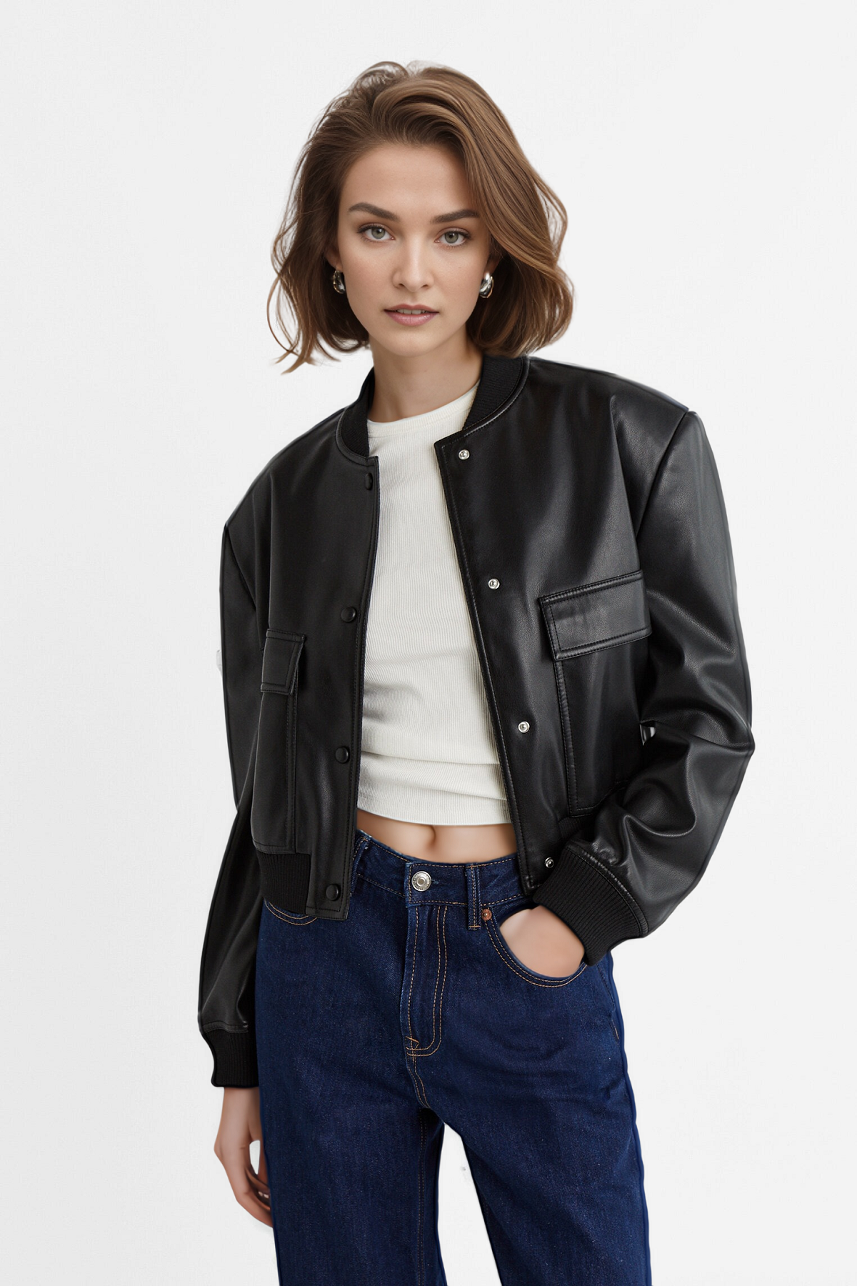 black leather bomber jacket, women's bomber jacket, bomber jacket for women, classic bomber jacket, bomber leather jacket black bomber leather jacket affordable leather bomber jacket, best leather bomber jacket brands