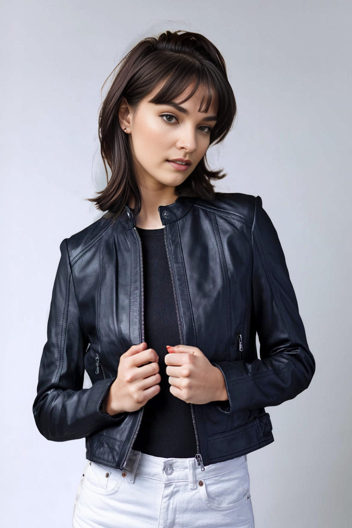  women's black biker jacket genuine leather racer jacket women's black moto jacket women's black leather motorcycle jacket women's women's leather jacket sleek black leather jacket classic black leather jacket black leather racer jacket women's black leather jacket outfit women's black leather jacket 