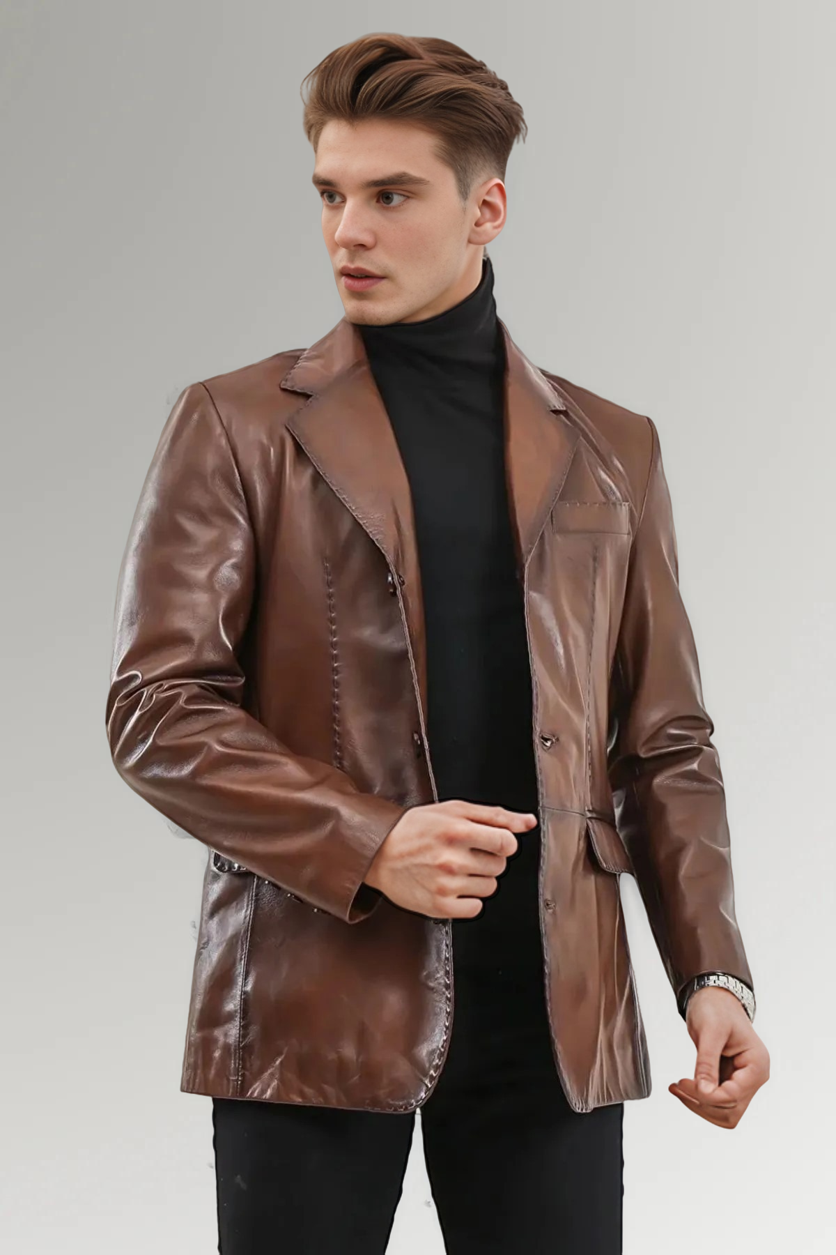 leather blazer, men's leather blazer, moto blazer, vegan leather blazer, Blazer leather jacket brown leather blazer, best leather blazer for men, men's slim fit leather blazer cropped leather blazer, versatile leather blazer, dressy leather blazer, leather blazer