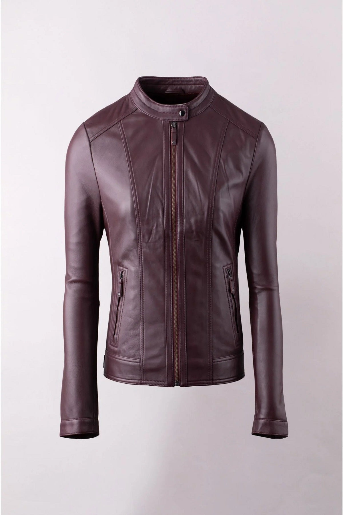 Red Brown aniline leather cafe racer jacket women's red brown leather cafe racer jacket leather cafe racer jacket burgundy motorcycle leather jacket burgundy lambskin cafe racer jacket red brown leather cafe racer jacket red brown leather cafe racer jacket women's brown moto jacket biker collarless jacket motorbike leather jacket for women burgundy leather cafe racer jacket usa